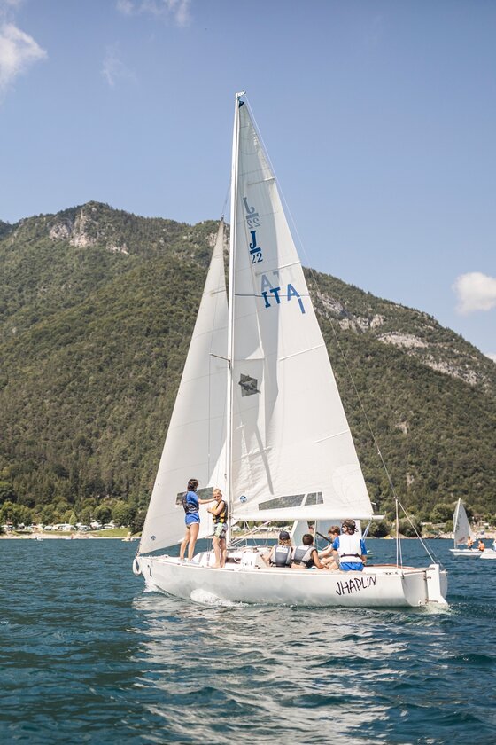 Sailing Ledro Lake - Lake Garda